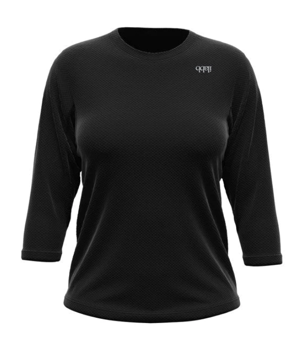 Traverse 3/4 Sleeve Jersey - Black - Women's - ilabb Canada