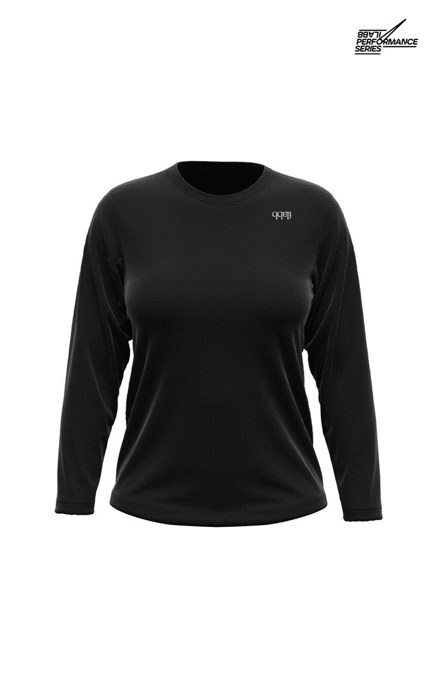 Women's Traverse Long Sleeve Jersey - Black - ilabb Canada