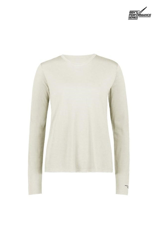 Women's Merino Long Sleeve Tee - Off White - ilabb Canada