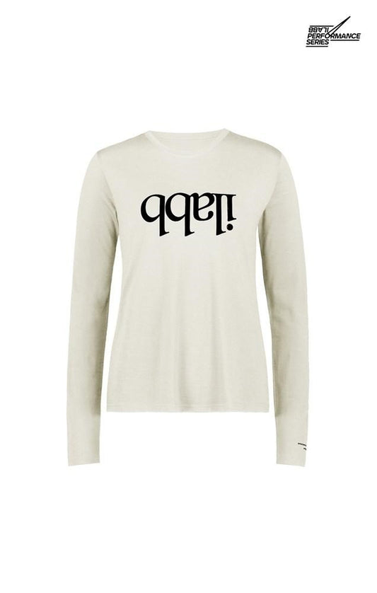 Women's Merino Long Sleeve Tee | Capsize - Off White - ilabb Canada