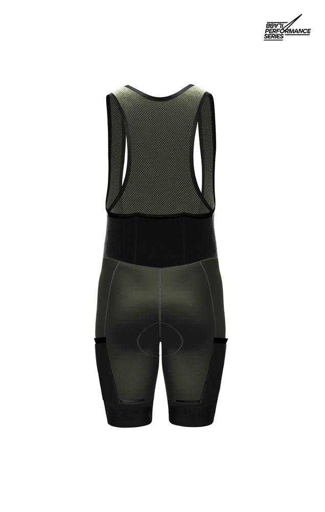 Women's Detour Cargo Bib Short - Army Green - ilabb Canada