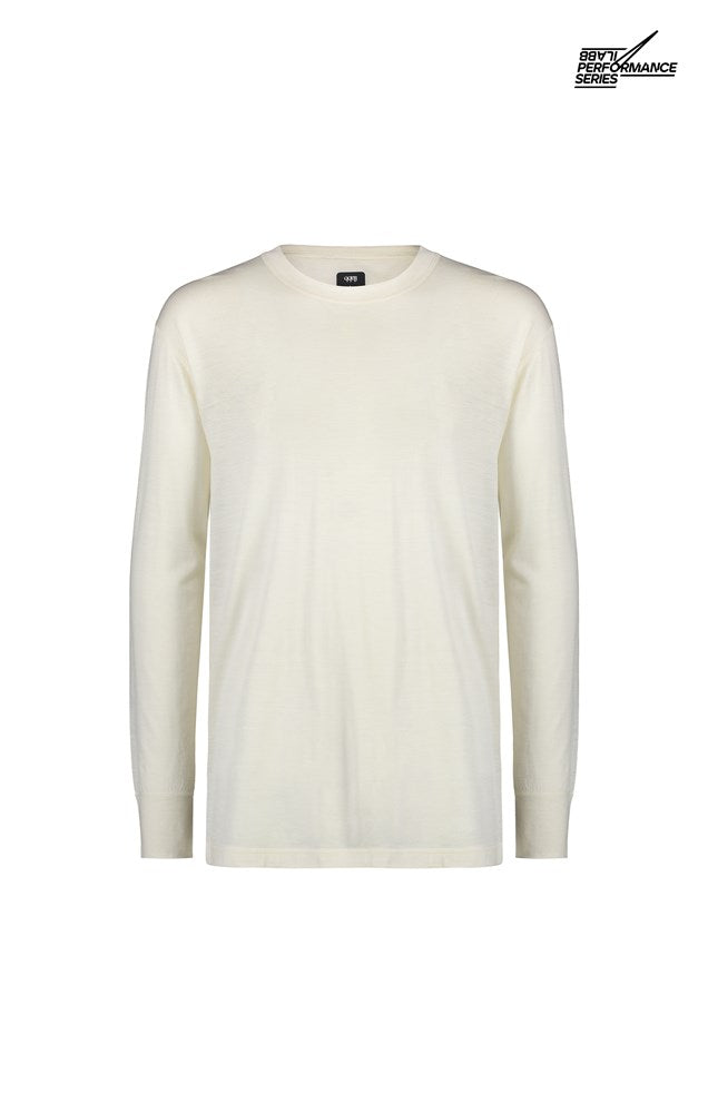 Men's Merino Long Sleeve Tee - Off White - ilabb Canada