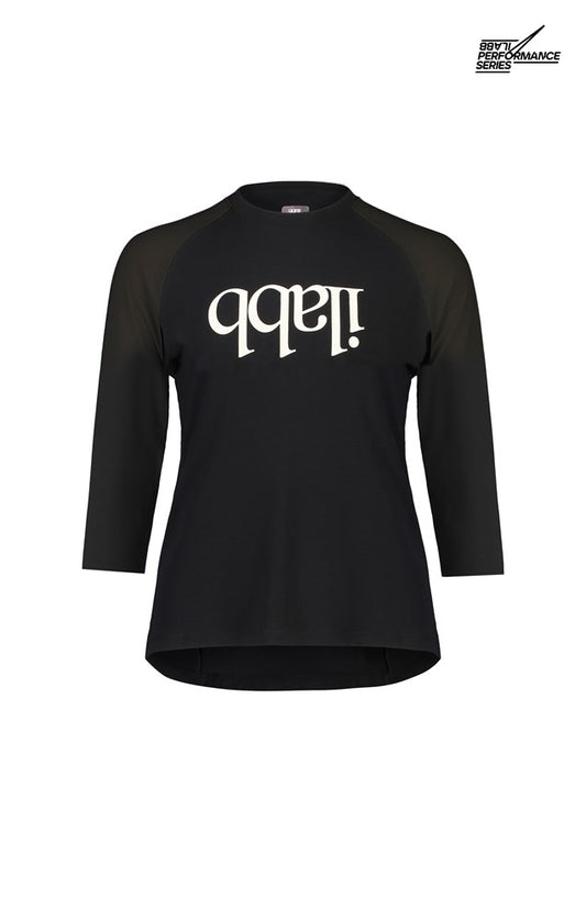 Women's Lomond 3/4 Sleeve Tee| Capsize - Black - ilabb Canada