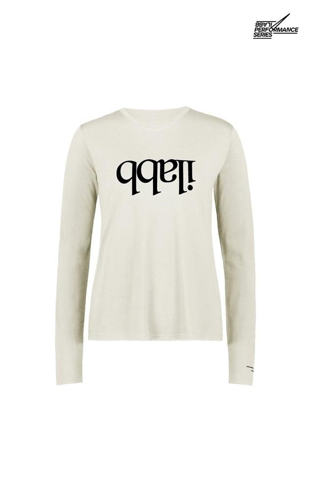 Women's Merino Long Sleeve Tee | Capsize - Off White - ilabb Canada