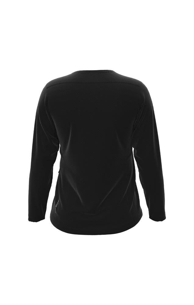 Women's Traverse Capsize Long Sleeve Jersey - Black - ilabb Canada