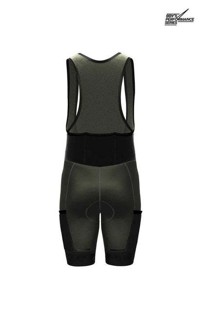 Women's Detour Cargo Bib Short - Army Green - ilabb Canada